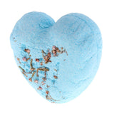 Max Heart Shaped Women Bubble Bath Salt Essential Oil Bomb Balls Blue Erica