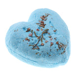 Max Heart Shaped Women Bubble Bath Salt Essential Oil Bomb Balls Blue Erica