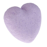 Max Heart Shaped Women Bubble Bath Salt Essential Oil Bomb Balls Purple Lavender