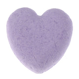 Max Heart Shaped Women Bubble Bath Salt Essential Oil Bomb Balls Purple Lavender