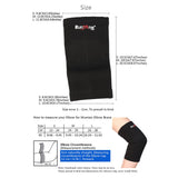1 Piece Black Elbow Compression Sleeve Support Brace Joint Soreness Relief L