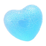 Max Heart Silicone Hand Finger Exercise Grip Squeeze Ball Stress Relief Blue