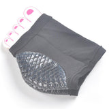 Max 1 Pair Gel Heel Socks for Foot Dry Hard Cracked Skin Moisturising Black