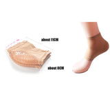 Max 1 Pair Gel Heel Socks for Foot Dry Hard Cracked Skin Moisturising Black
