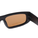 Max Handmade Unisex Plate Wood Bamboo Sunglasses Polarized Glasses + Case orange