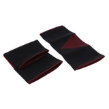 Max 1 Pair Black Sports Knee Sleeves Arthritis Pain Brace Wrap Black Red M