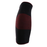 Max 1 Pair Black Sports Knee Sleeves Arthritis Pain Brace Wrap Black Red M