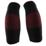 Max 1 Pair Black Sports Knee Sleeves Arthritis Pain Brace Wrap Black Red M