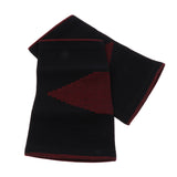 Max 1 Pair Black Sports Knee Sleeves Arthritis Pain Brace Wrap Black Red M
