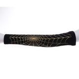 Max Sports Elastic Elbow Arm Sleeve Brace Support Protector L black and gold