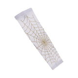 Max Sports Elastic Elbow Arm Sleeve Brace Support Protector L white and gold