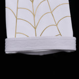 Max Sports Elastic Elbow Arm Sleeve Brace Support Protector L white and gold