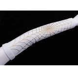 Max Sports Elastic Elbow Arm Sleeve Brace Support Protector L white and gold