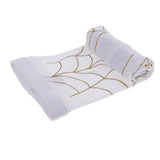 Max Sports Elastic Elbow Arm Sleeve Brace Support Protector L white and gold