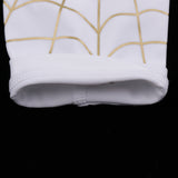 Max Sports Elastic Elbow Arm Sleeve Brace Support Protector L white and gold