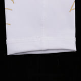 Max Sports Elastic Elbow Arm Sleeve Brace Support Protector L white and gold