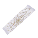 Max Sports Elastic Elbow Arm Sleeve Brace Support Protector L white and gold