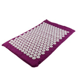 Max Spiky Acupressure Pillow Mat Set Acupuncture Massage Cushion Pad Kit Purple