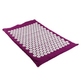 Max Spiky Acupressure Pillow Mat Set Acupuncture Massage Cushion Pad Kit Purple