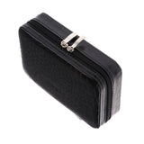 Max 40 Bottles 2ml PU Leather Essential Oil Carrying Case Bag Storage Box Black