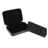 Max 40 Bottles 2ml PU Leather Essential Oil Carrying Case Bag Storage Box Black