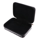Max 40 Bottles 2ml PU Leather Essential Oil Carrying Case Bag Storage Box Black
