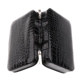 Max 40 Bottles 2ml PU Leather Essential Oil Carrying Case Bag Storage Box Black