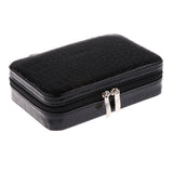 Max 40 Bottles 2ml PU Leather Essential Oil Carrying Case Bag Storage Box Black