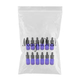 Max 12 Pieces Empty Essential Oil Bottle Glass Liquid Aromatherapy Dropper  5ML