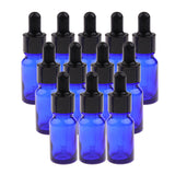 Max 12 Pieces Empty Essential Oil Bottle Glass Liquid Aromatherapy Dropper  15ML