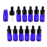 Max 12 Pieces Empty Essential Oil Bottle Glass Liquid Aromatherapy Dropper  15ML