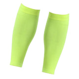 1 Pair Sports Calf Support Compression Sleeves Legs Protector Brace M Green