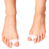 Maxbell 2 Pairs Toe Separators Gel Bunion Corrector  Spreader Straightener Spacer