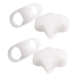 Maxbell 2 Pairs Toe Separators Gel Bunion Corrector  Spreader Straightener Spacer