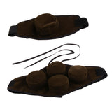 Max 1 Set Smoke-free Neck Ankle Wrist Acupoint Pad Belt Moxibustion Bandage Bag