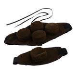 Max 1 Set Smoke-free Neck Ankle Wrist Acupoint Pad Belt Moxibustion Bandage Bag