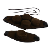 Max 1 Set Smoke-free Neck Ankle Wrist Acupoint Pad Belt Moxibustion Bandage Bag