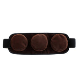 Max Smoke-free Neck Ankle Wrist Acupoint Pad Belt Moxibustion Bandage Bag Brown
