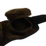 Max Smoke-free Neck Ankle Wrist Acupoint Pad Belt Moxibustion Bandage Bag Brown