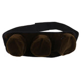 Max Smoke-free Neck Ankle Wrist Acupoint Pad Belt Moxibustion Bandage Bag Brown