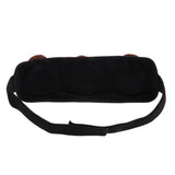 Max Smoke-free Neck Ankle Wrist Acupoint Pad Belt Moxibustion Bandage Bag Brown