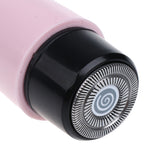 Maxbell Kemei Women Men Electric Face Lip Hair Remover Trimmer Shaver Epilator Pink