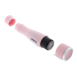 Maxbell Kemei Women Men Electric Face Lip Hair Remover Trimmer Shaver Epilator Pink