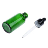 Max 12 Pieces Empty Essential Oils Dropper Bottles Aromatherapy for 30ml Green