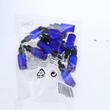 Max 12 Pieces Empty Essential Oils Bottles Aromatherapy with Dropper Cap Blue