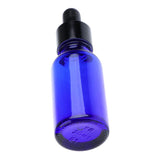 Max 12 Pieces Empty Essential Oils Bottles Aromatherapy with Dropper Cap Blue
