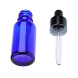 Max 12 Pieces Empty Essential Oils Bottles Aromatherapy with Dropper Cap Blue