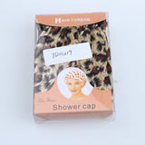 Max 2 Pieces Women Reusable Shower Hats Waterproof Bathing Hair Caps Salon SPA C