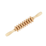 Wood Wheel Roller Stick Massager Muscle Body Self Massage Relax Tool 1#