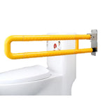 Maxbell Stainless Steel Folded Safety Grab Bar Toilet Hand Rails for Bathroom Yellow